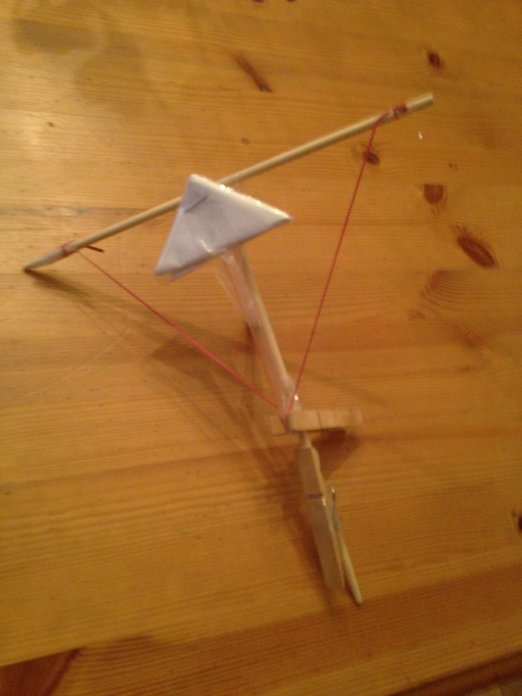 Mini Chop Stick Cross Bow (with Arrow)