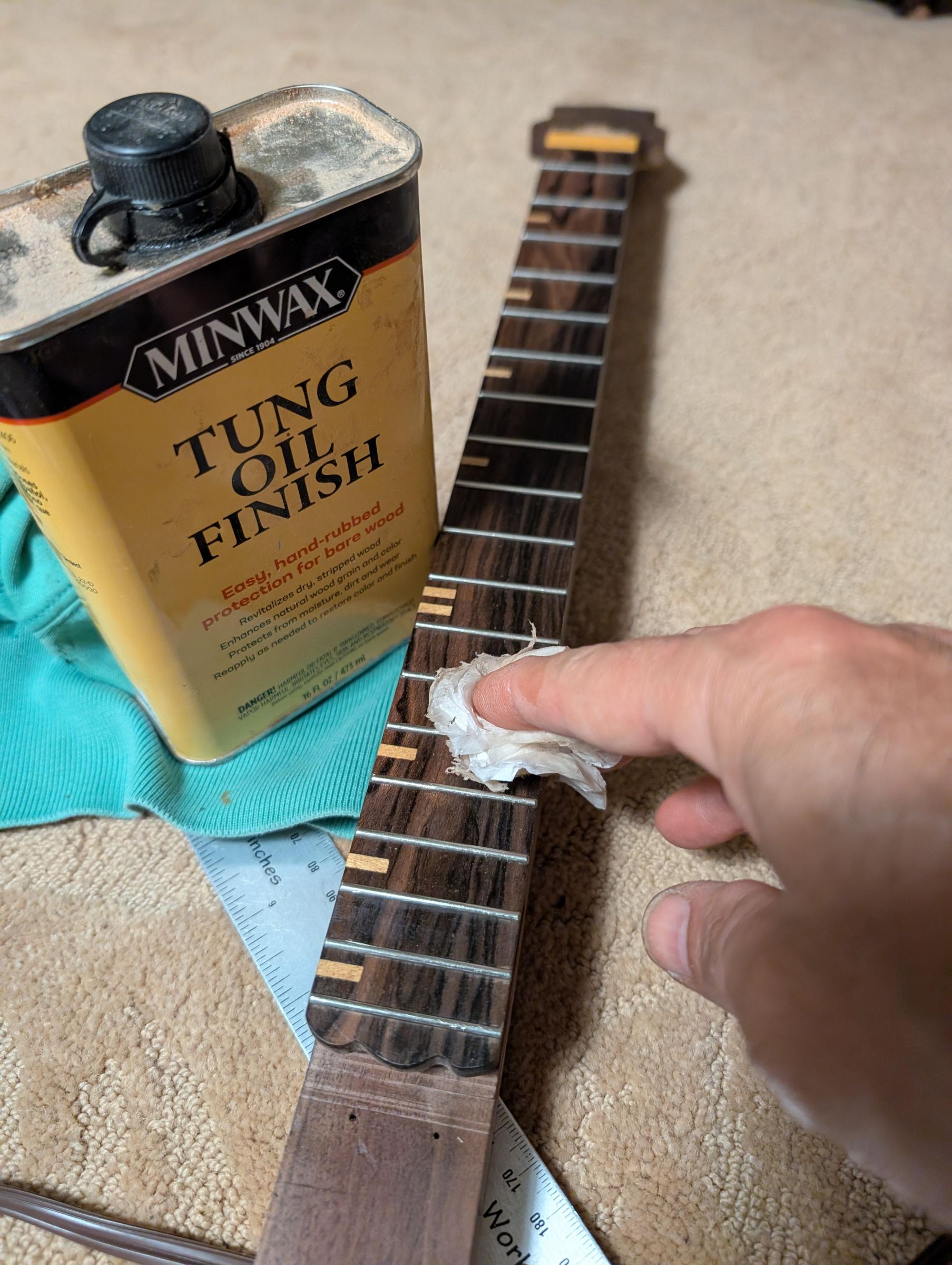 Apply Finish , Strings and Tune