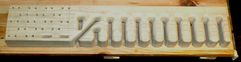 Cutting Out the Smaller Knife Holes