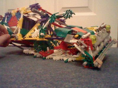 Knex Car With Large Trunk Space Crash Test.