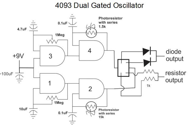 4093 Weird Noise Generator : 4 Steps - Instructables