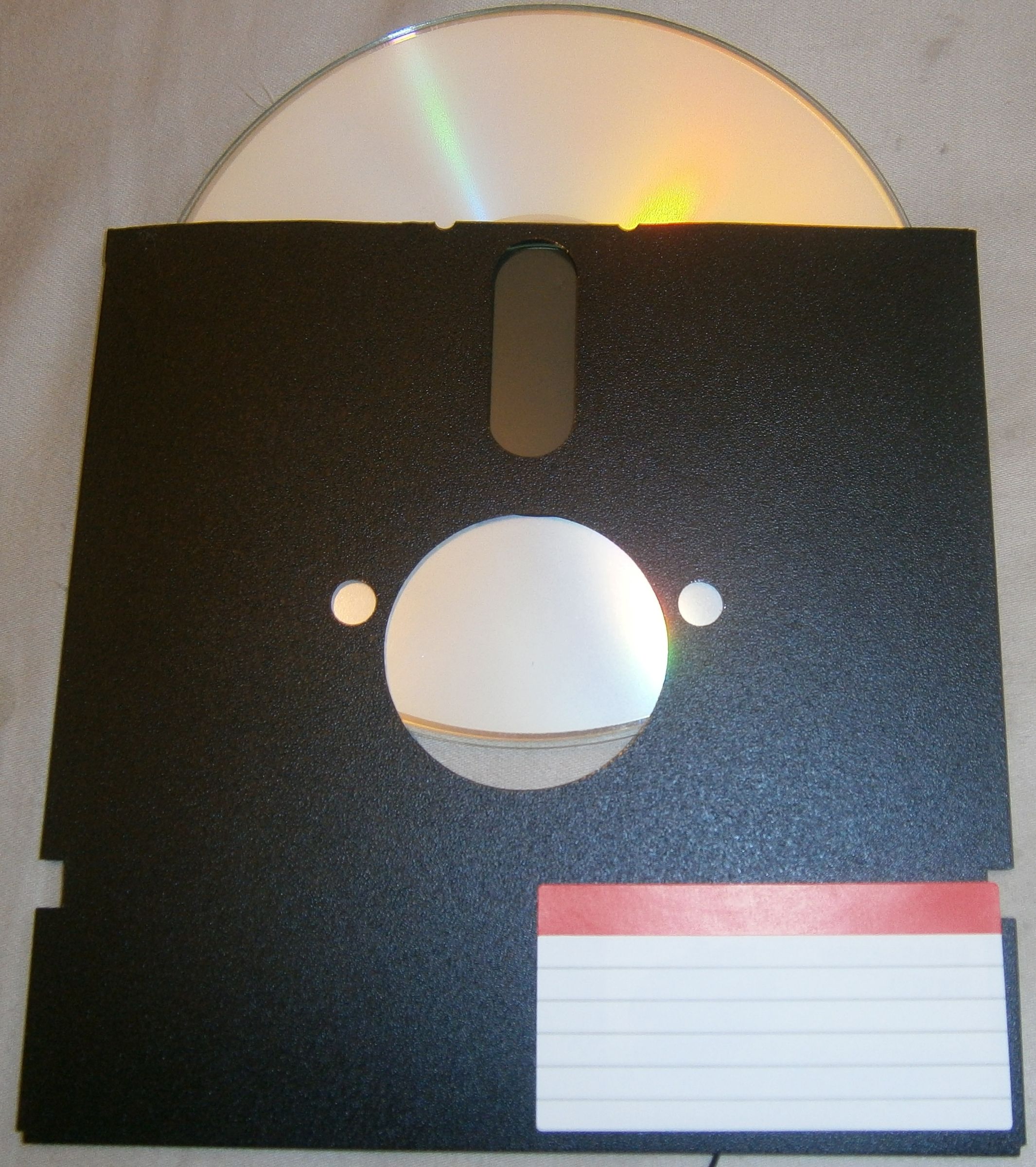 5.25 inch floppy disk CD case
