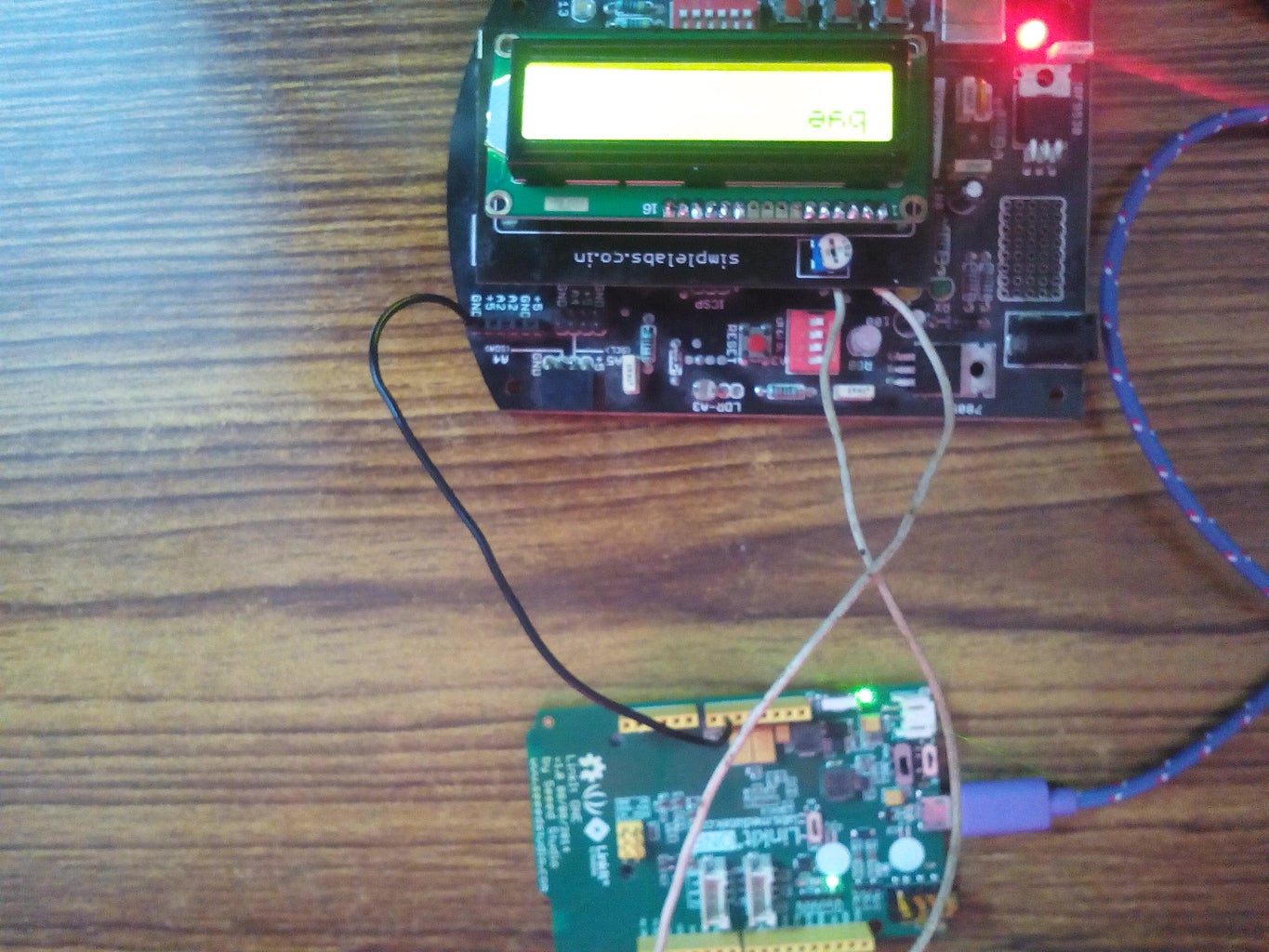 3 Wire LCD on Linkit ONE : 3 Steps - Instructables