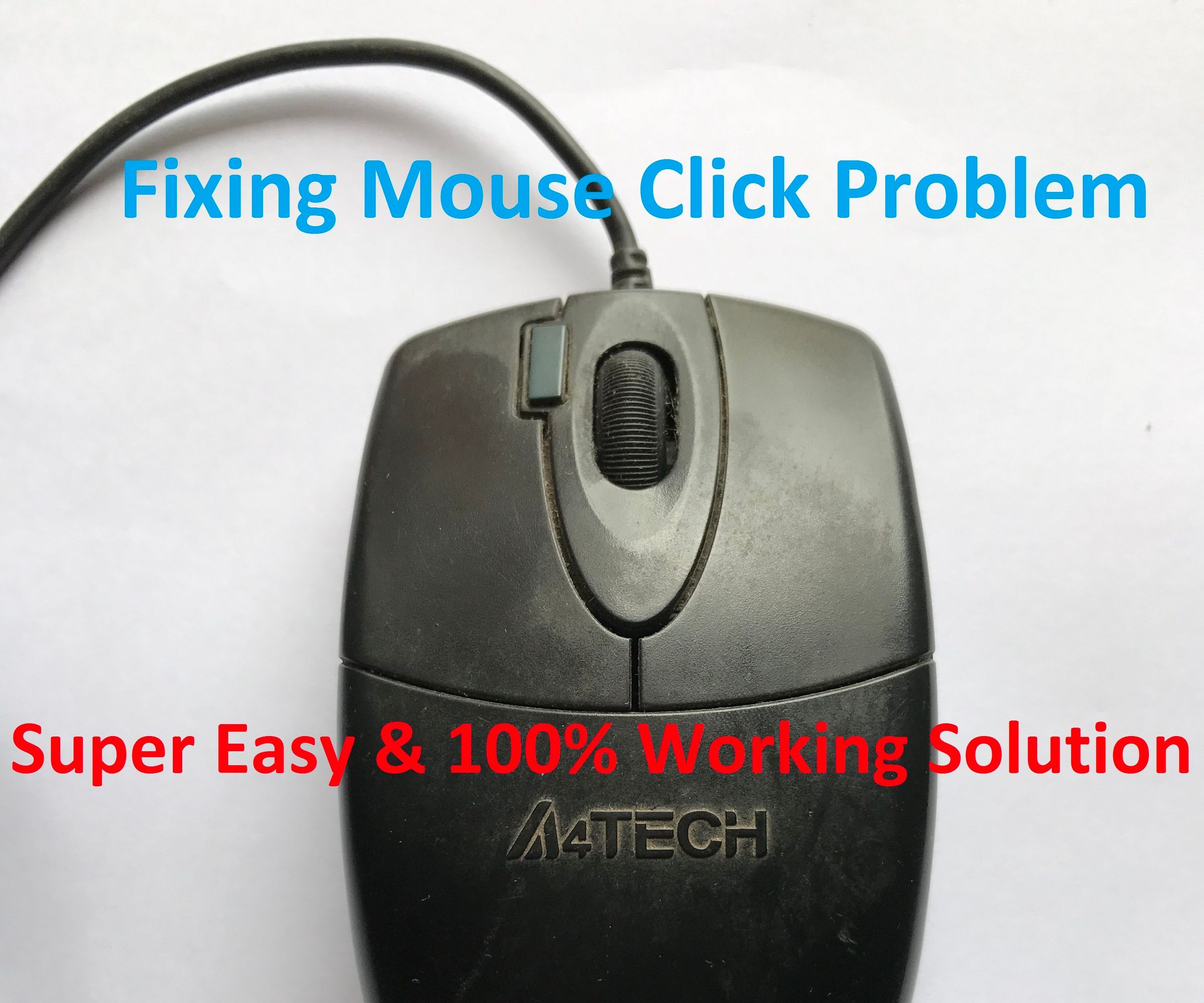 Fixing Mouse Click Problems (Left, Right and Double Click)