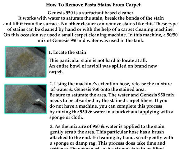 Carpet Cleaner & Stain Remover