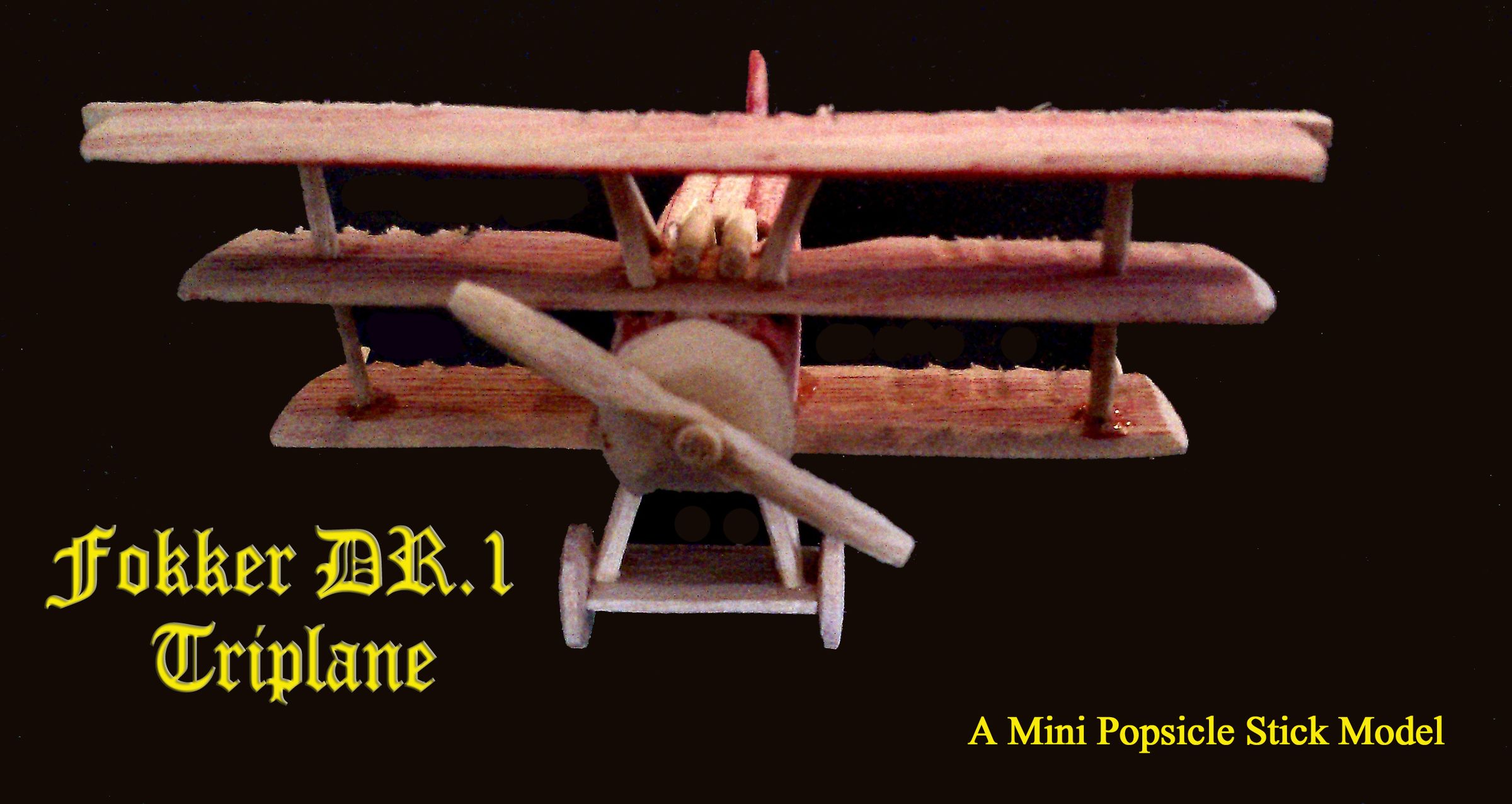 Mini Fokker DR.1 Triplane