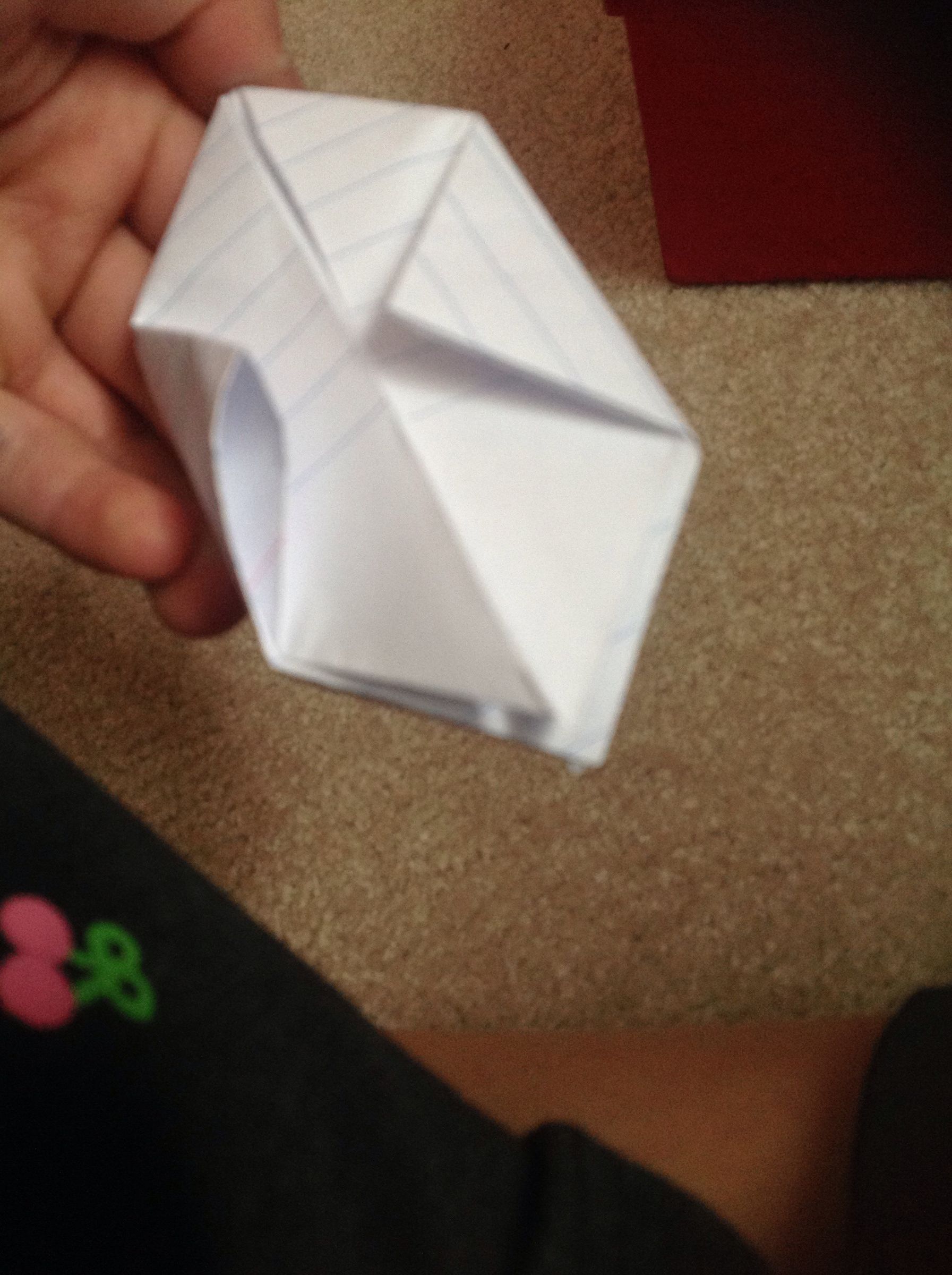 DIY Origami Paper Water Bomb 8 Steps Instructables