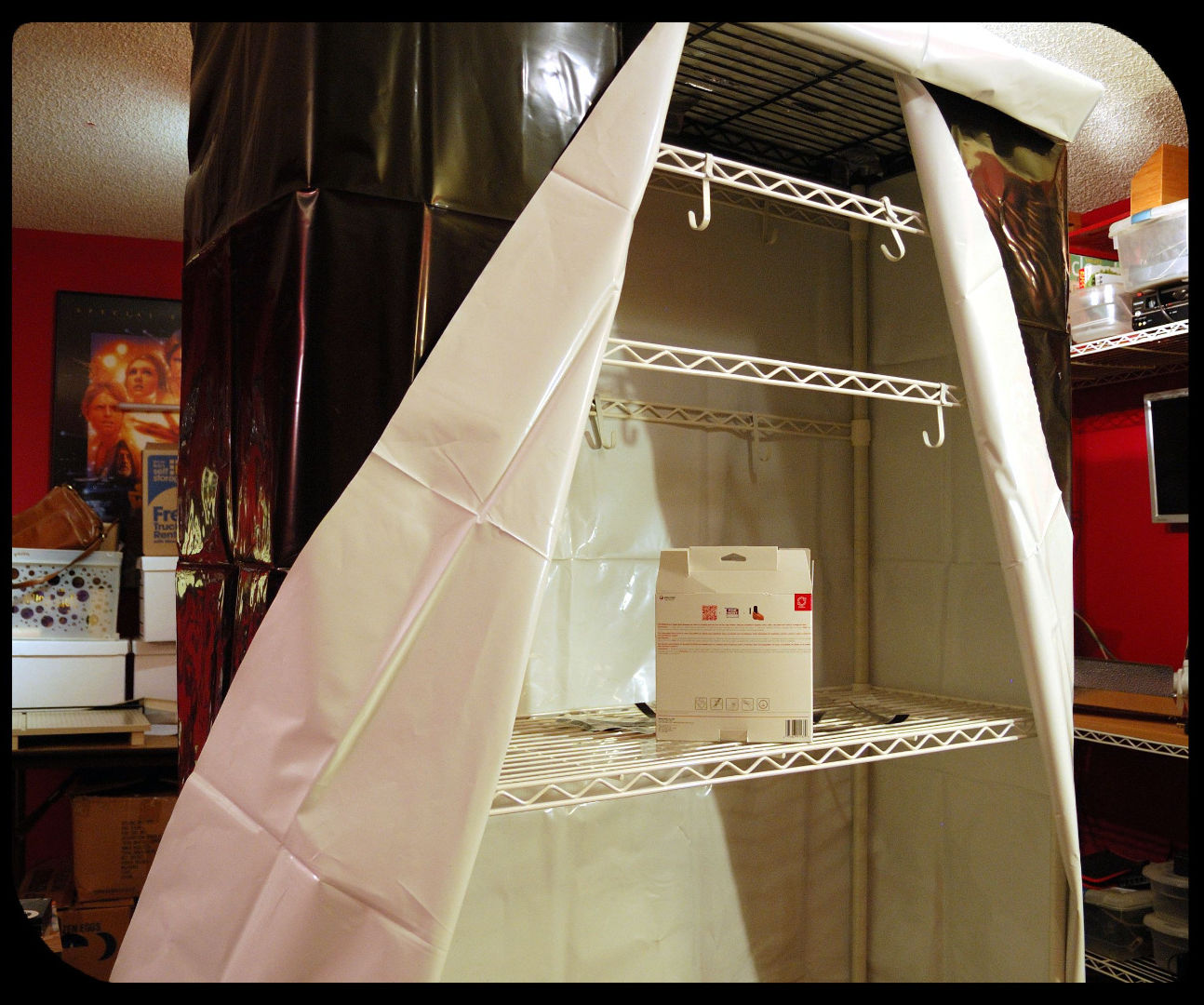 Hydroponics Setup on Wheels