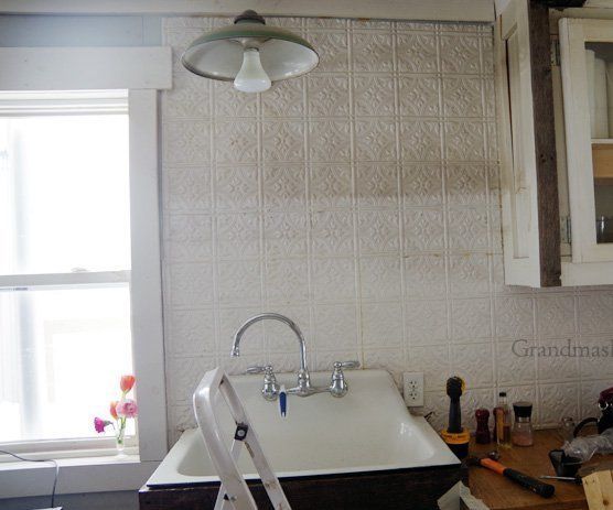 Replacing My Barnwood Shelf With Two Open Shelves Above My Kitchen Sink