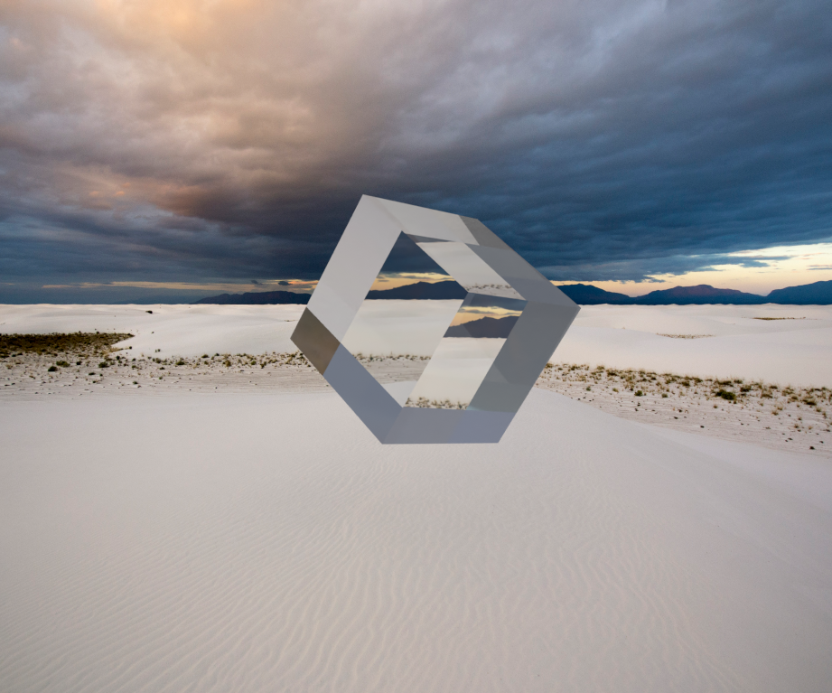 3d Glass Cube - Adobe Dimension
