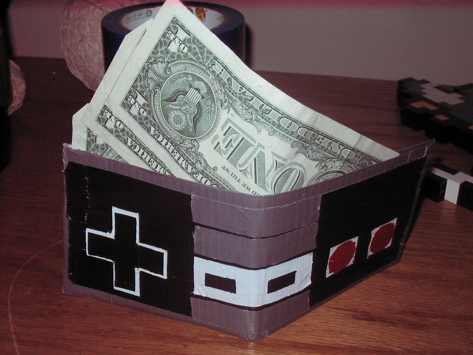 NES Controller Duct Tape Wallet