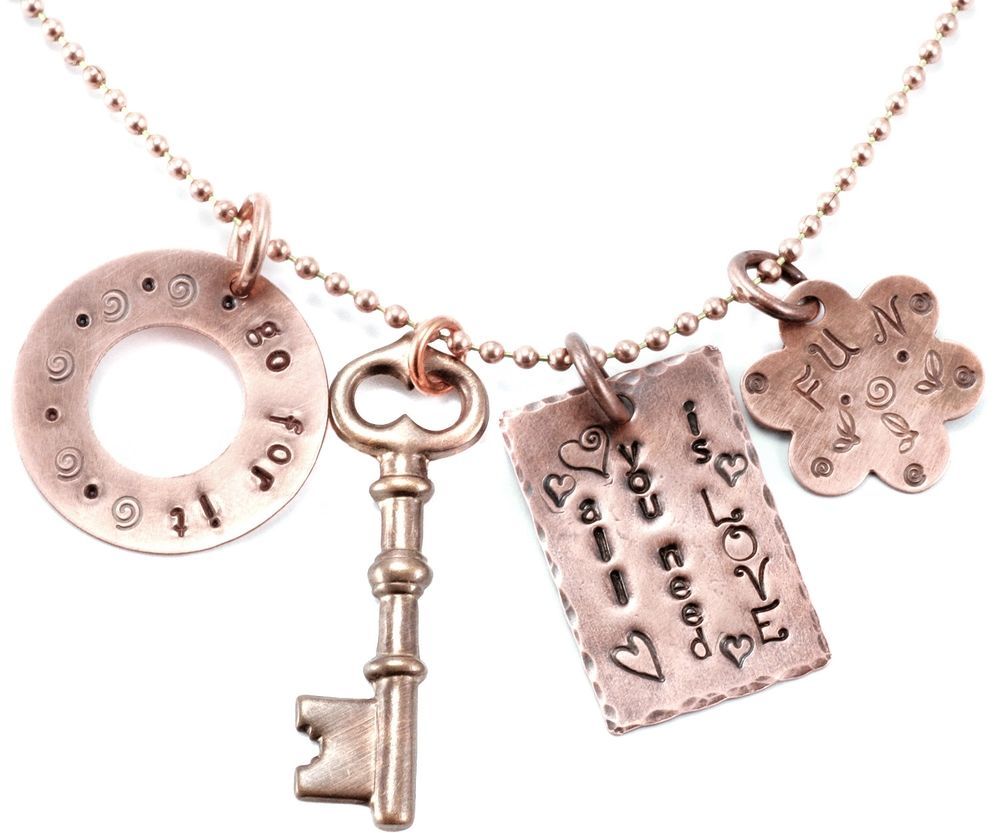 Stamped Charms for Personalized Metal Stamped Jewelry With Tracy Stanley at Beaducation - Step by Step Jewelry Making Video Tutorials