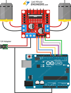Connecting the Motor Driver to Arduino