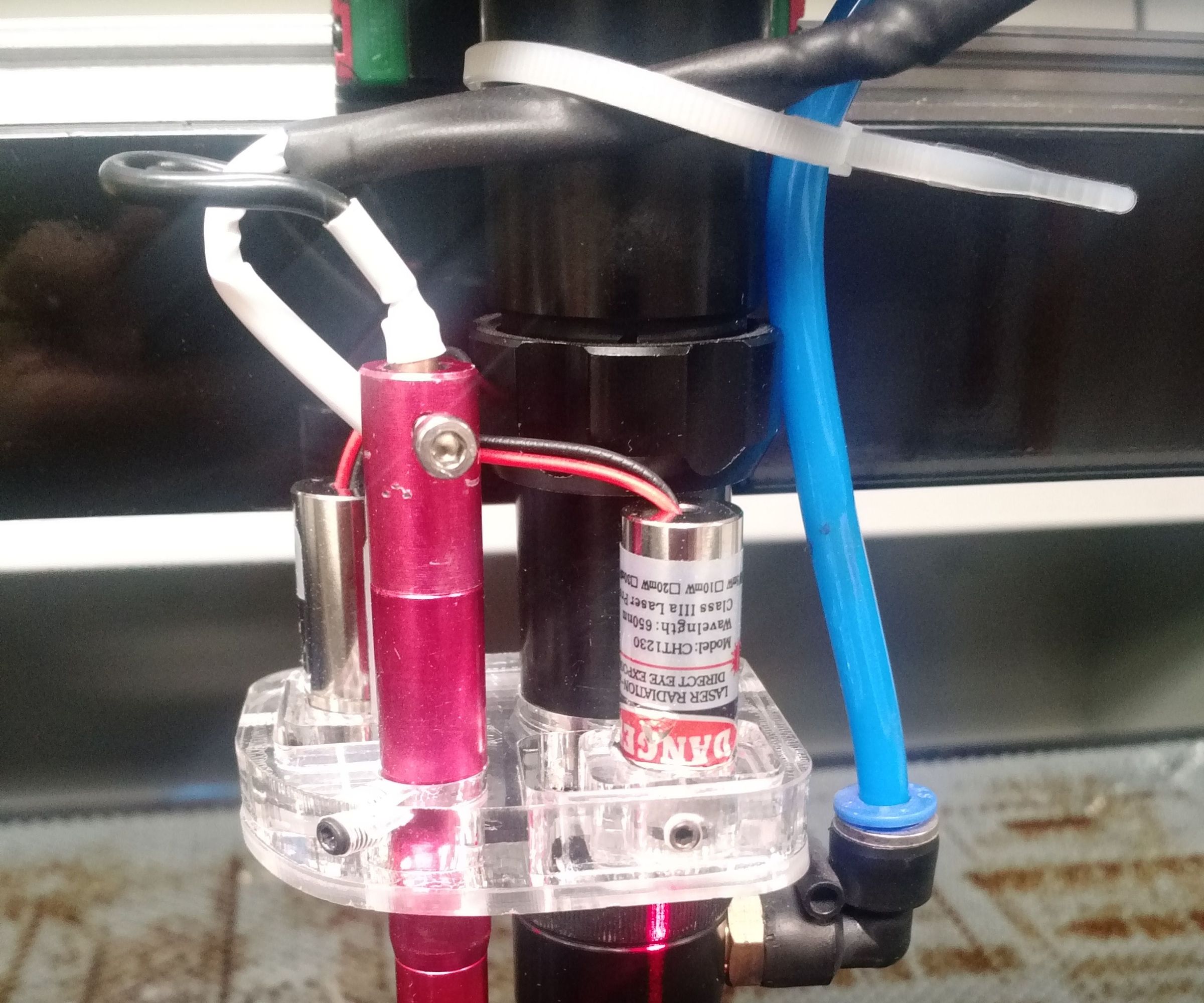 LInear Laser Cutter Pointer Holder