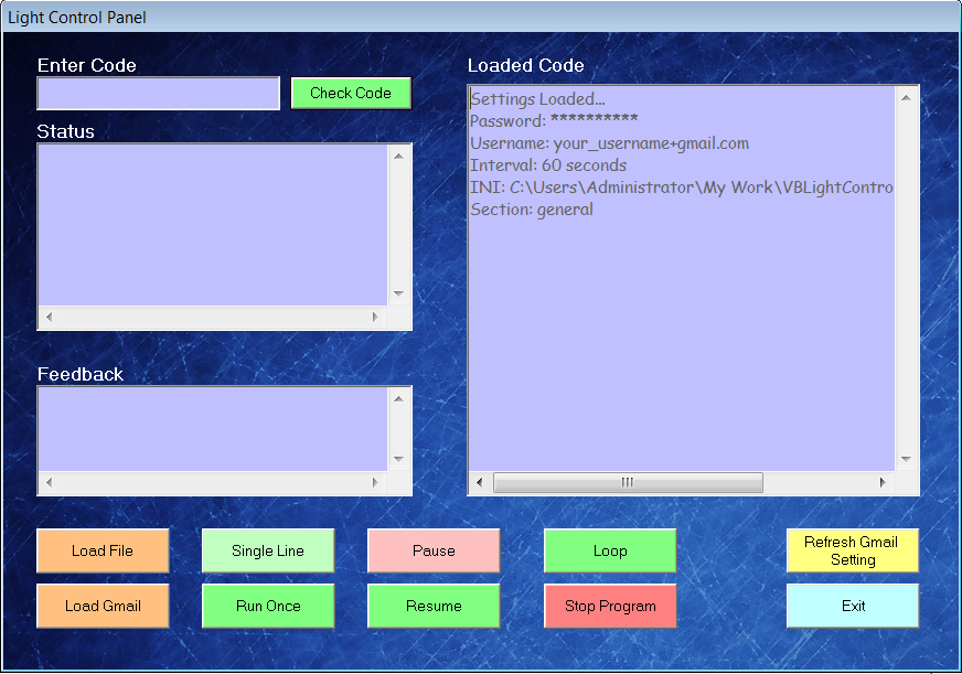 Arduino & Visual Basic 6 (Light Controller)