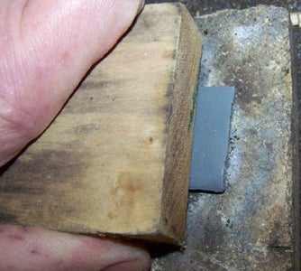 Flatten the PVC Pieces