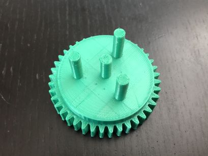 Simple Gear Mechanism (Move Things) : 23 Steps (with Pictures ...