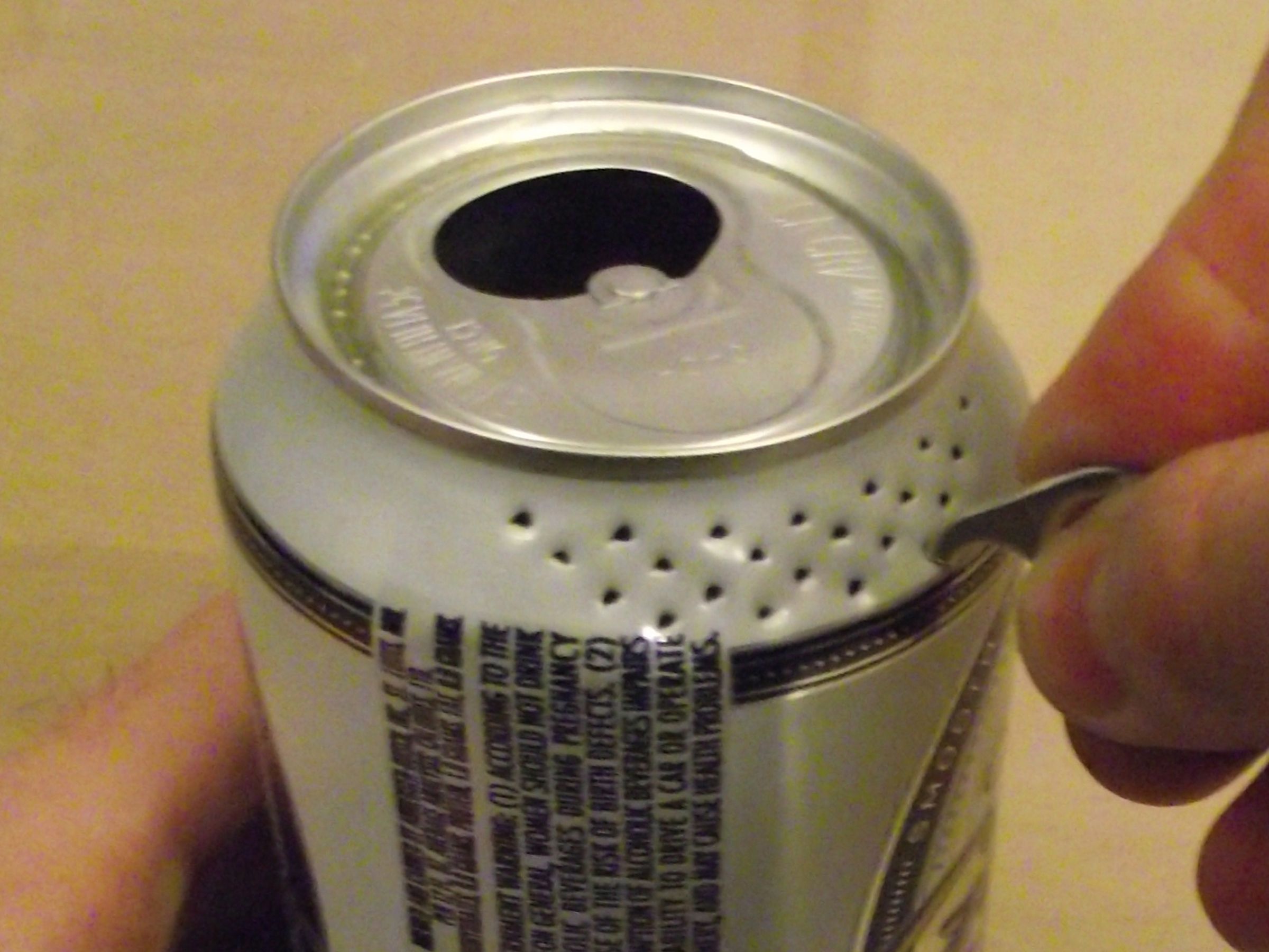 Self Venting Beer Can - Improve the Flow of Your Beverage Without Tools!