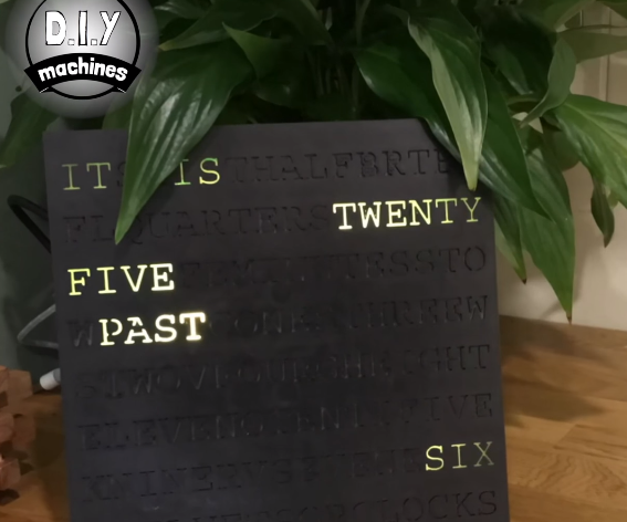 Arduino Word Clock - Customisable and Easy to Build
