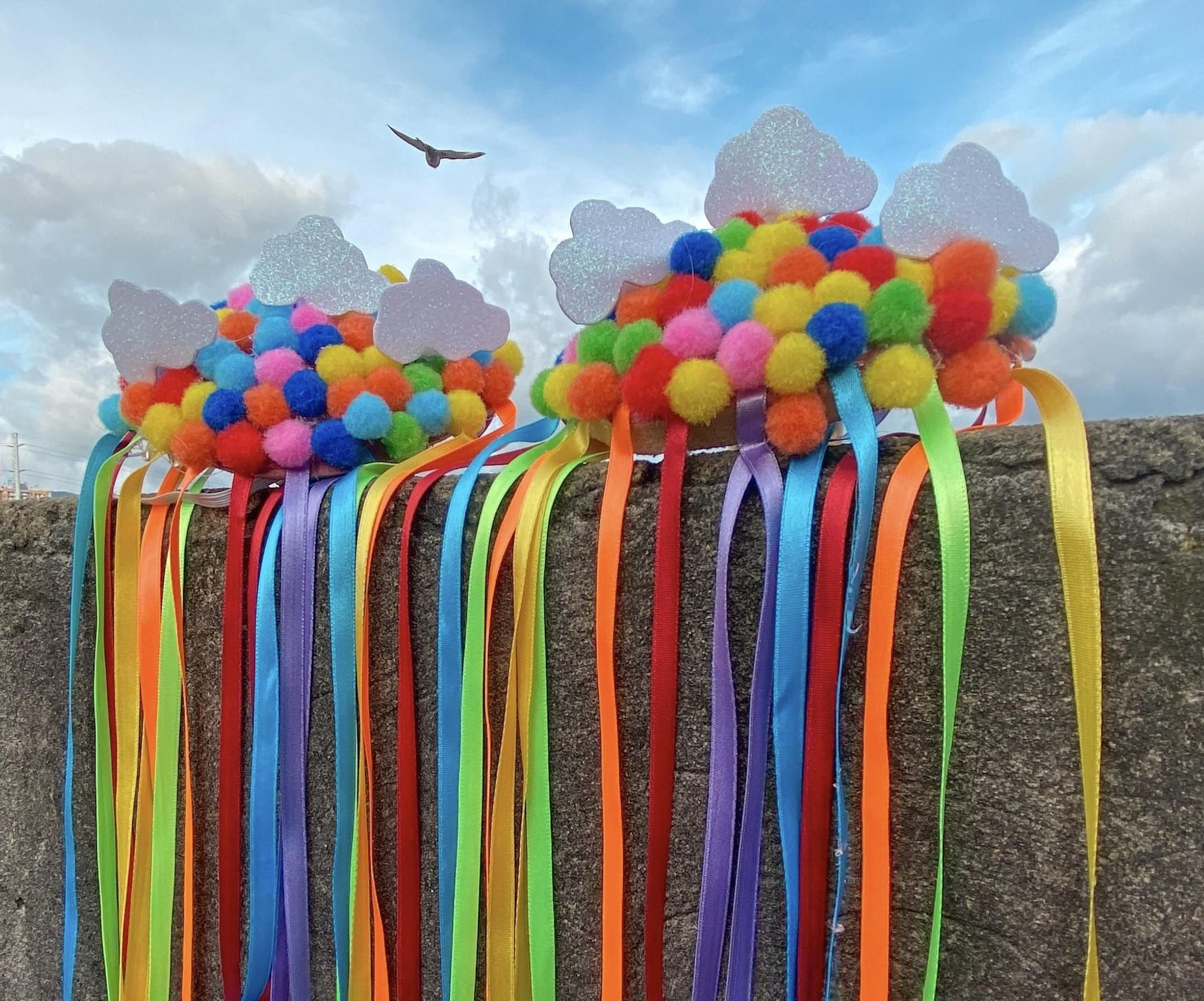 Epaulettes Rainbow Shoulder Pads