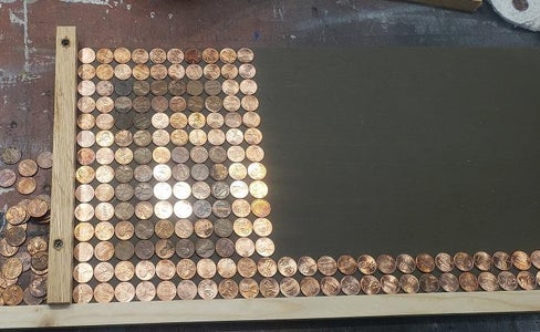 Attaching the Pennies