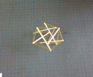 Miniature Tensegrity Ball by Dylan 
