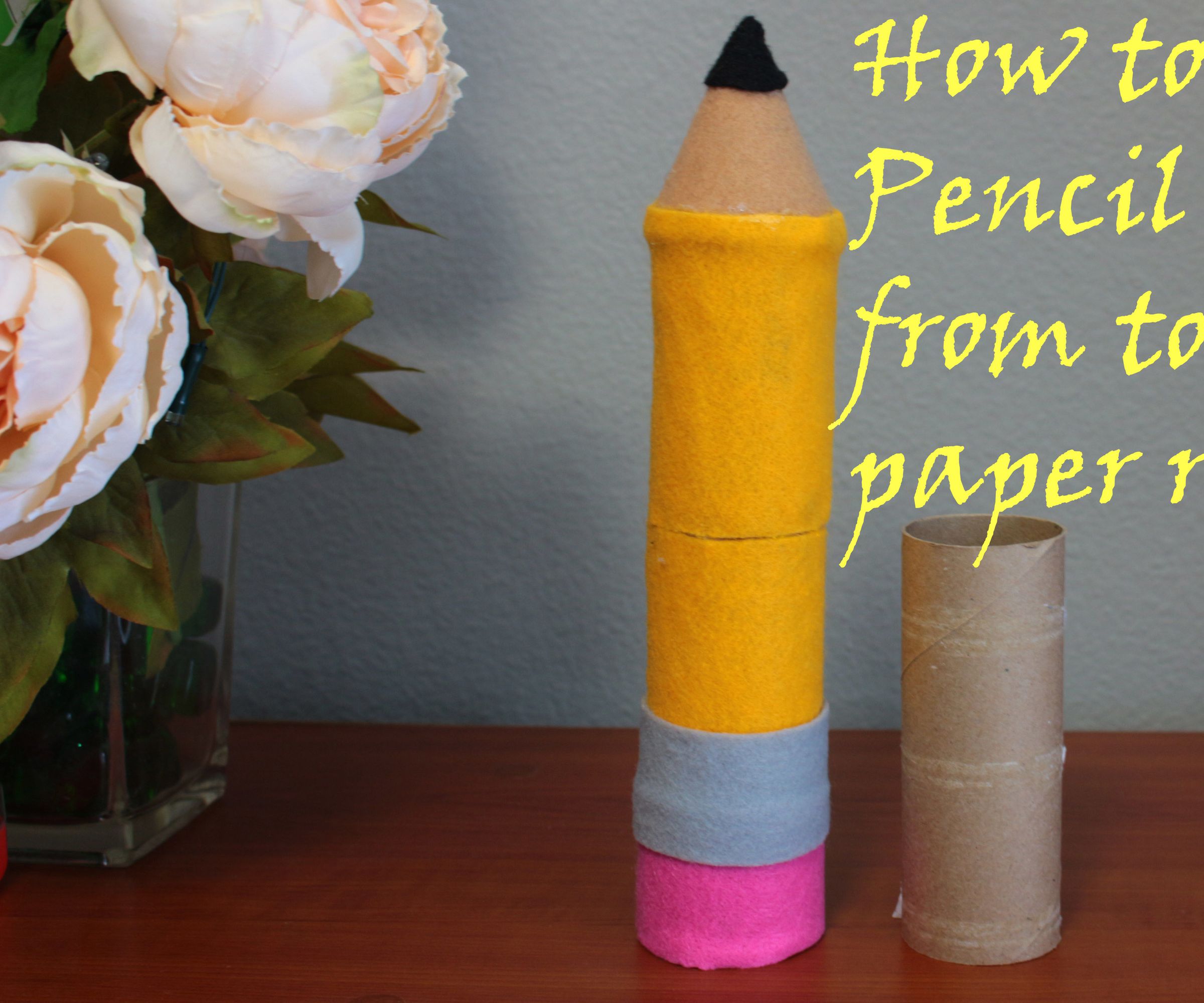 How to Make Toilet Paper Roll Pencil Case