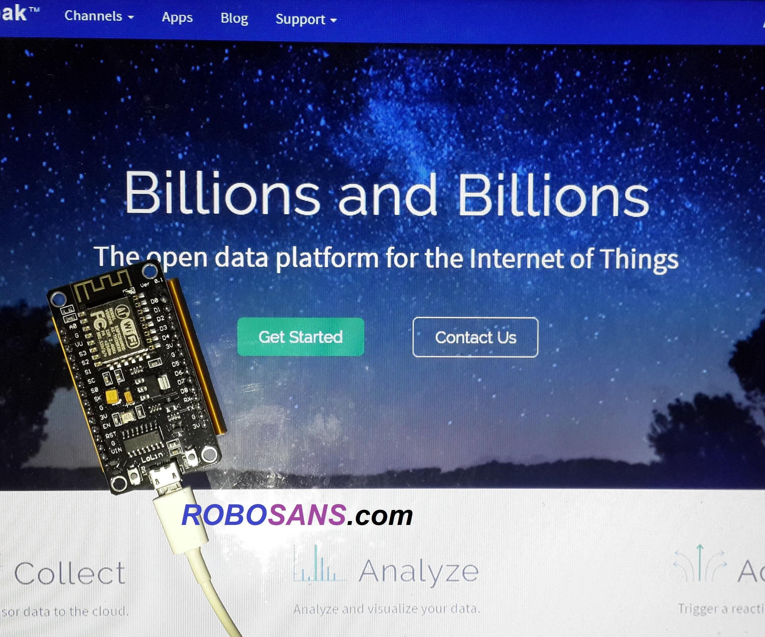 IoT ESP8266 Series: 2- Monitor Data Through ThingSpeak.com