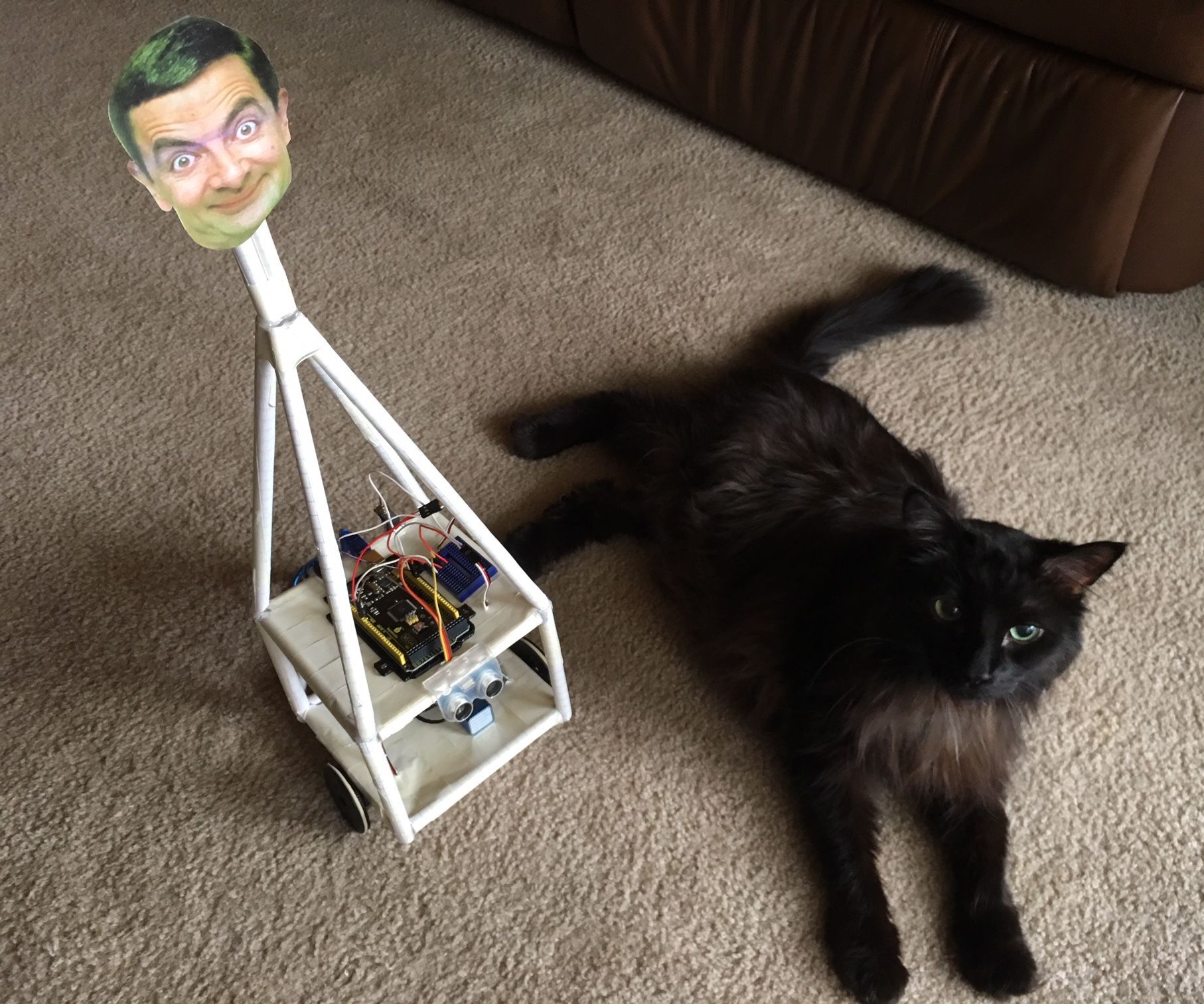 BeanBot - an Arduino Based Autonomous Paper Robot!