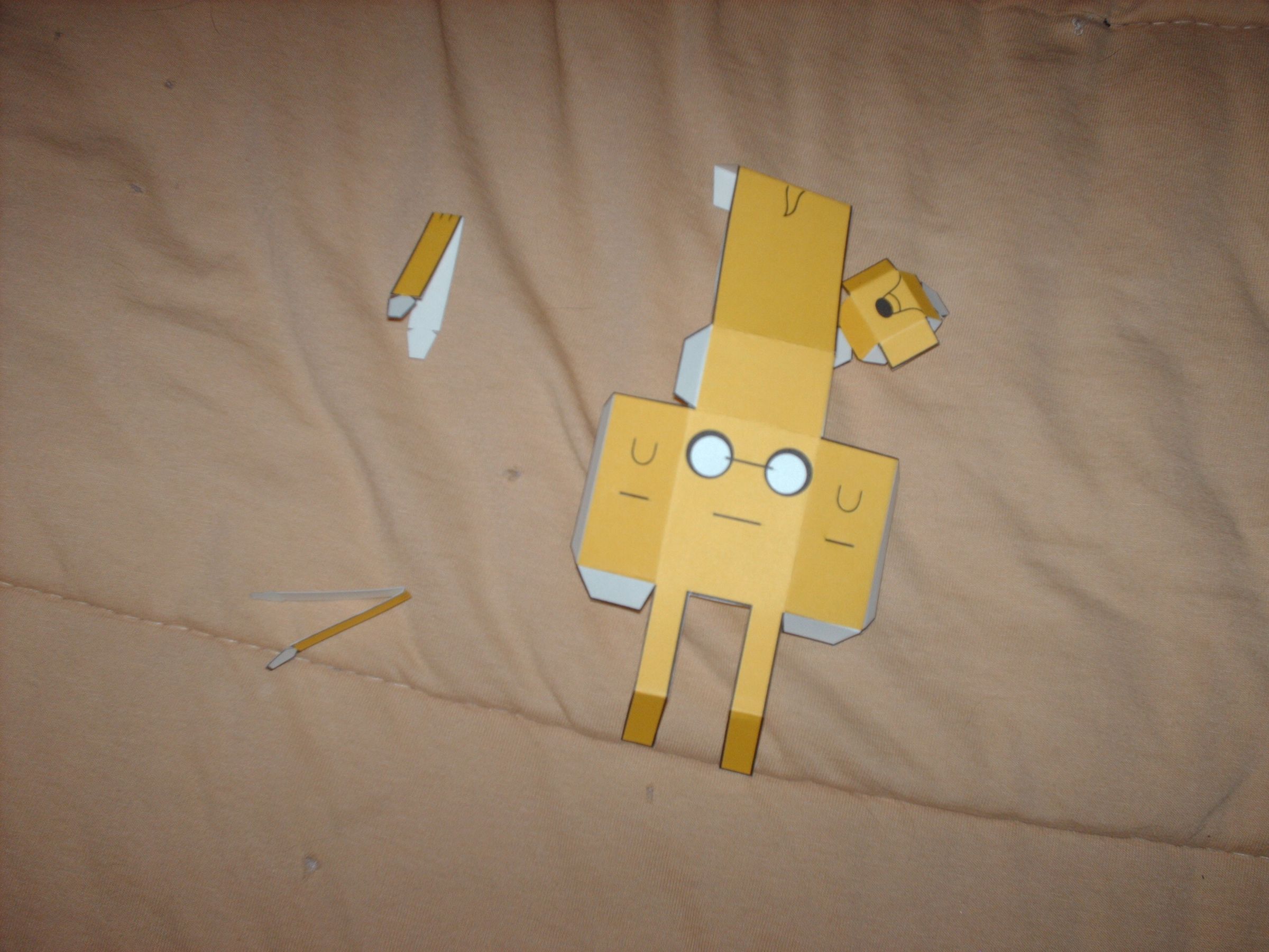 Minecraft Papercraft Dog