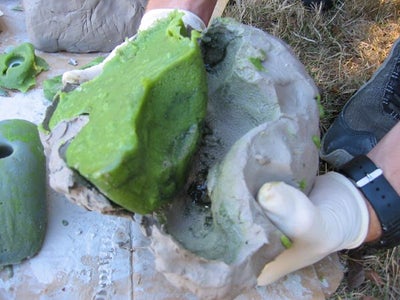 Pour the Mix Into the Mold!