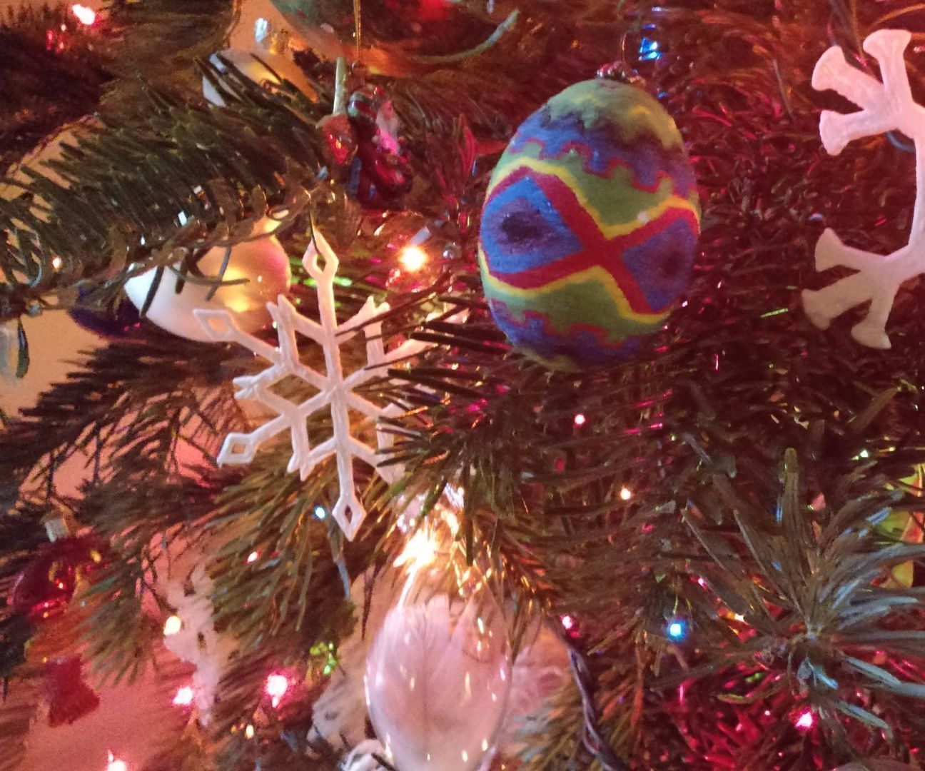 3d Printed Snowflake Decorations