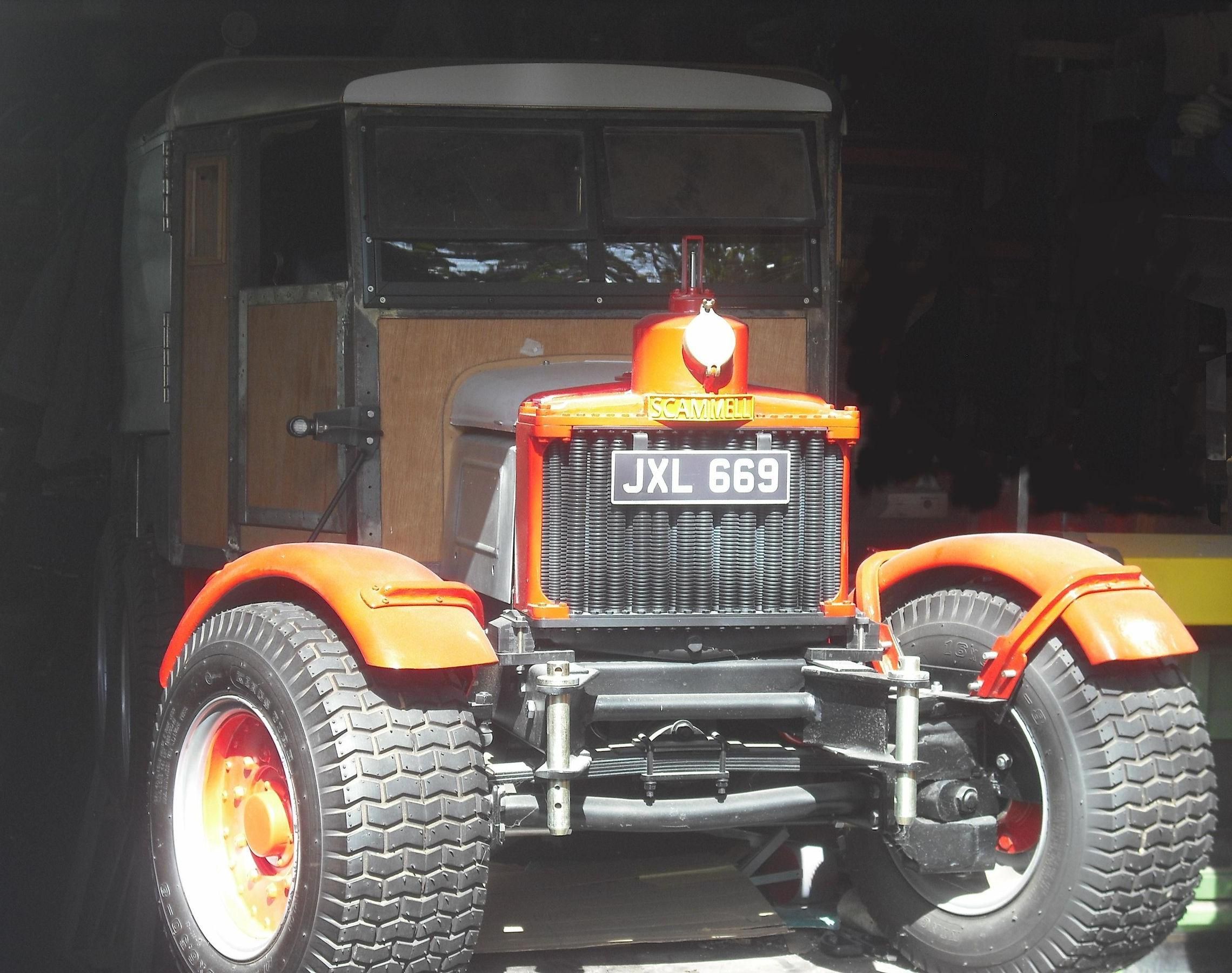Convert a Ride-on Mower Into a Scammell Truck