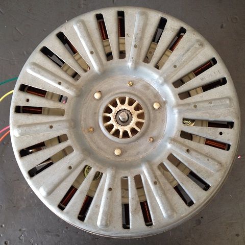 A Vertical Wind Generator From Washing Machine Motor : 15 Steps (with ...