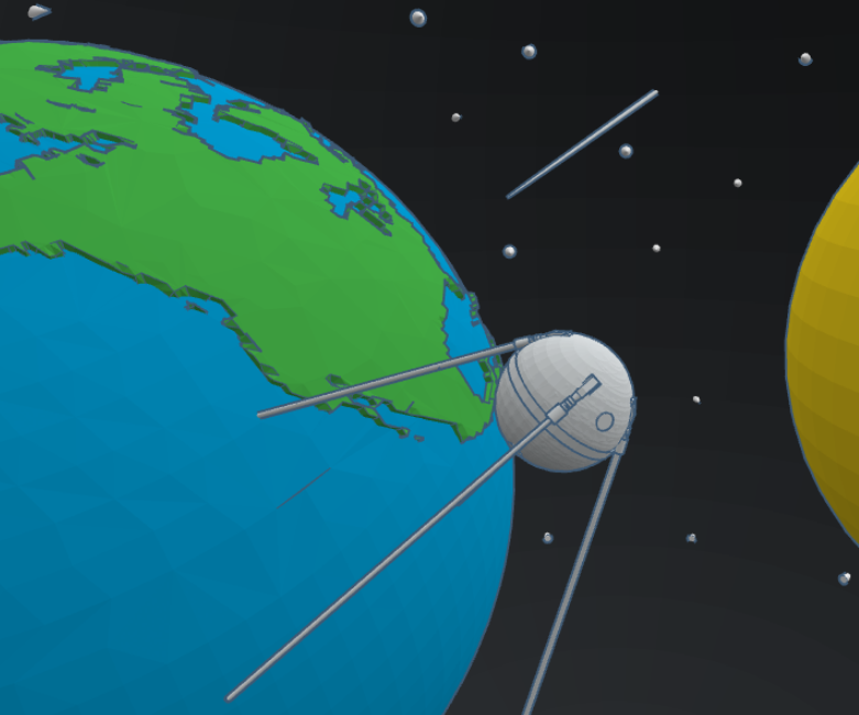 Awesome Space Scene Made Easy by TINKERCAD