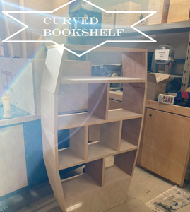 Custom Rounded Bookshelf