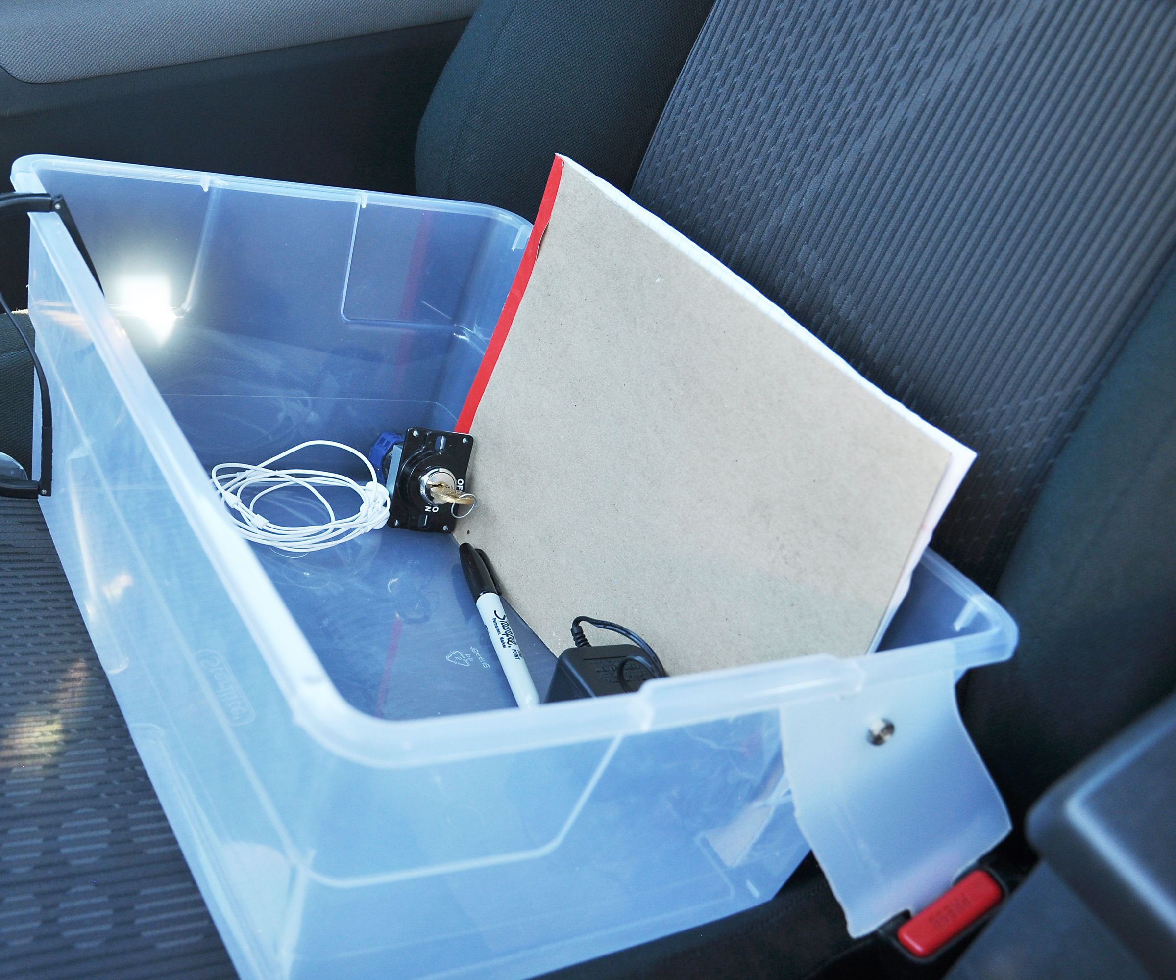Seat Belt Buckling Box