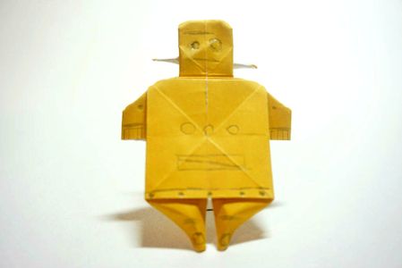 Origami Instructable Robot 5 Steps With Pictures Instructables