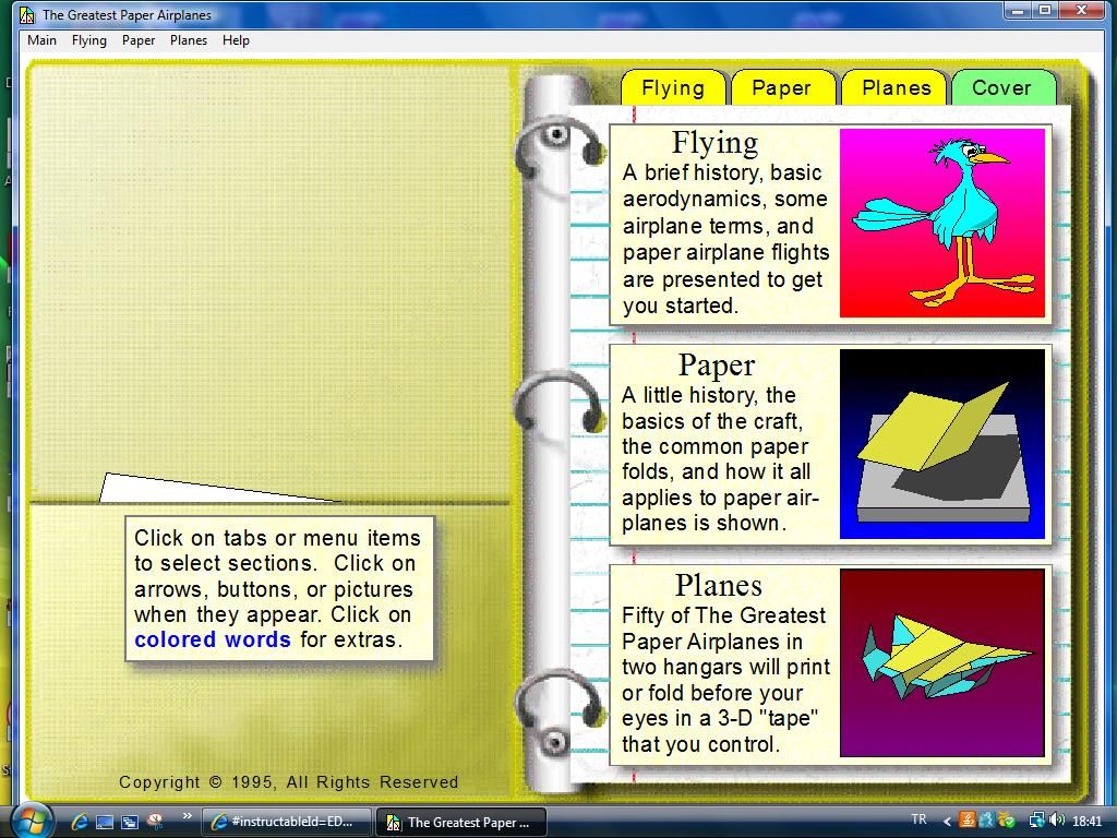 Paper Airplane Program