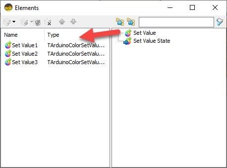 In Visuino Set Components photo 6