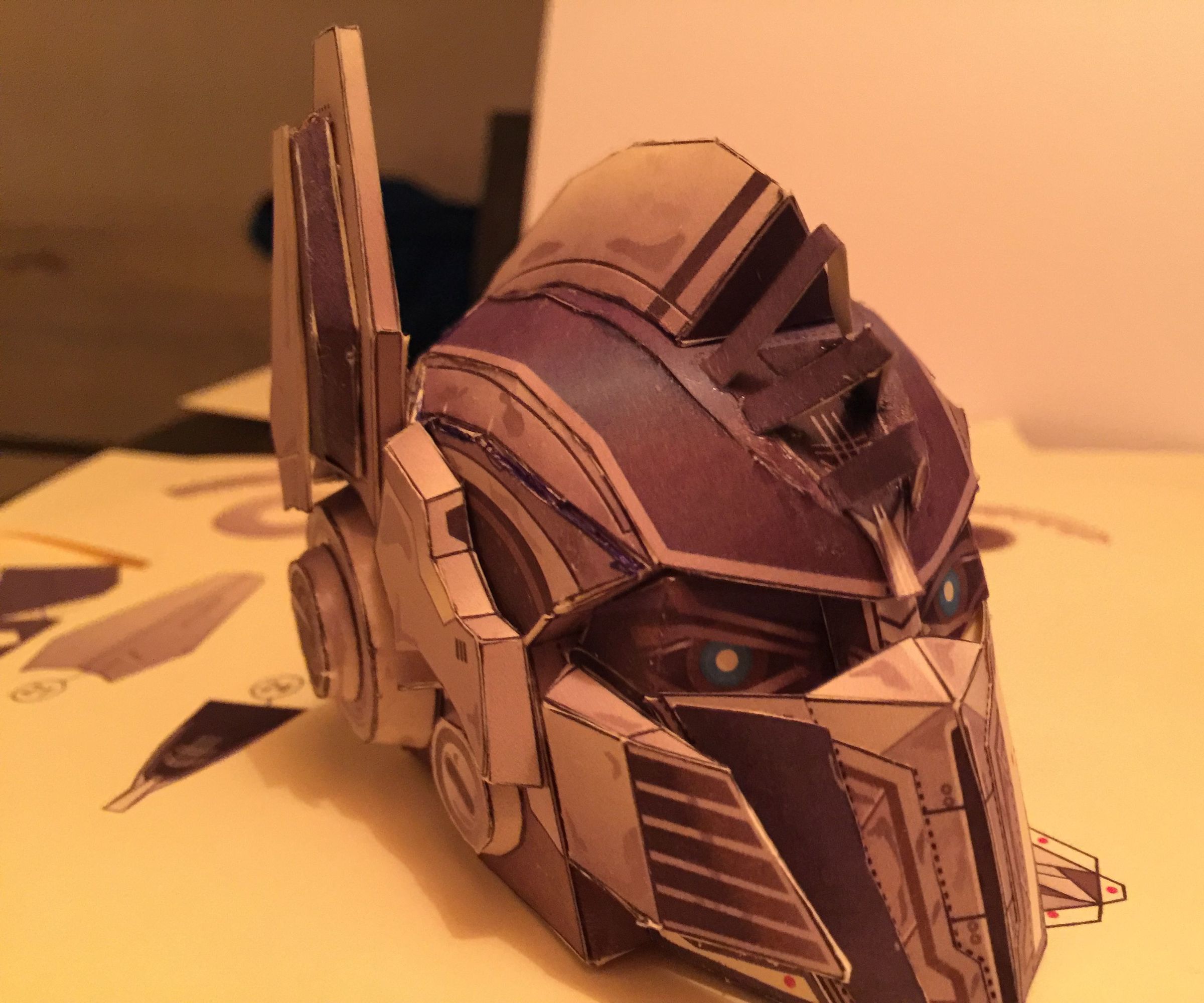 70cm Paper Optimus Prime Transformers