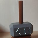 Thor Levitating Hammer With Lights