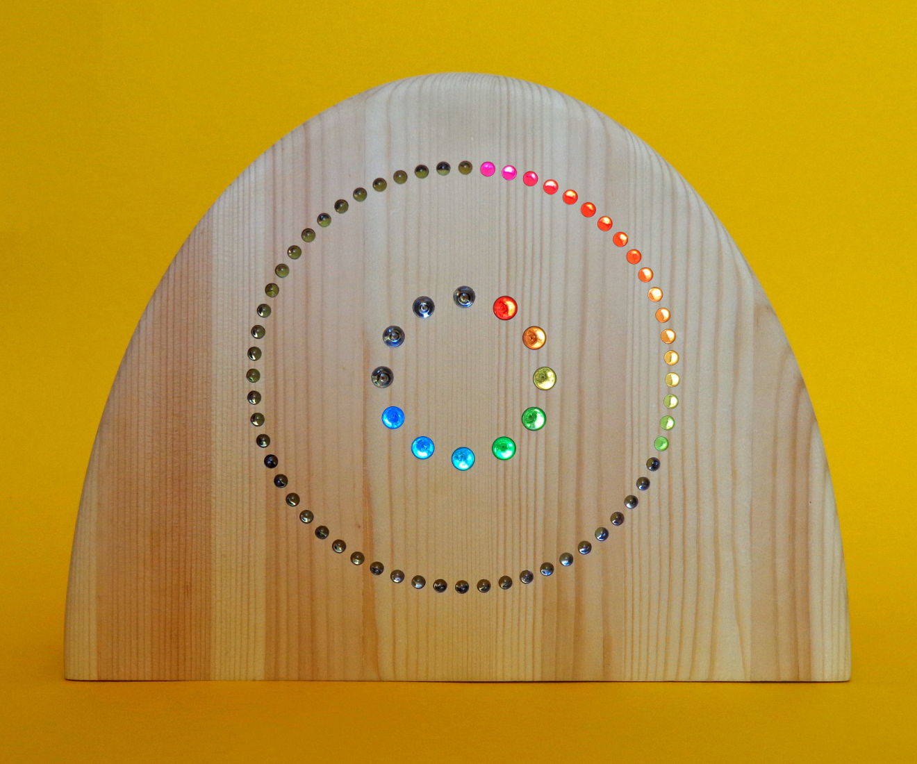 CountClock in Rainbow Colors