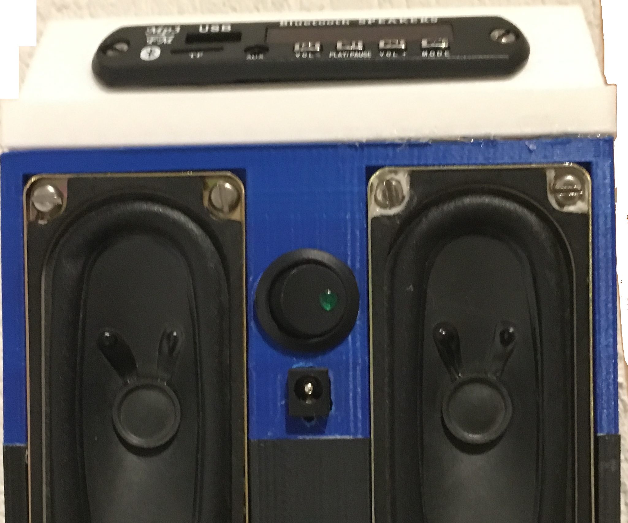 3D Printed Bluetooth Boombox