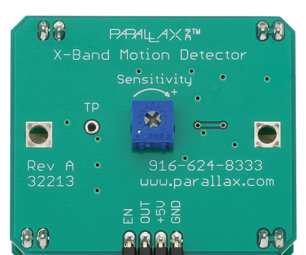 Making sort of palatable music with an X-Band motion sensor