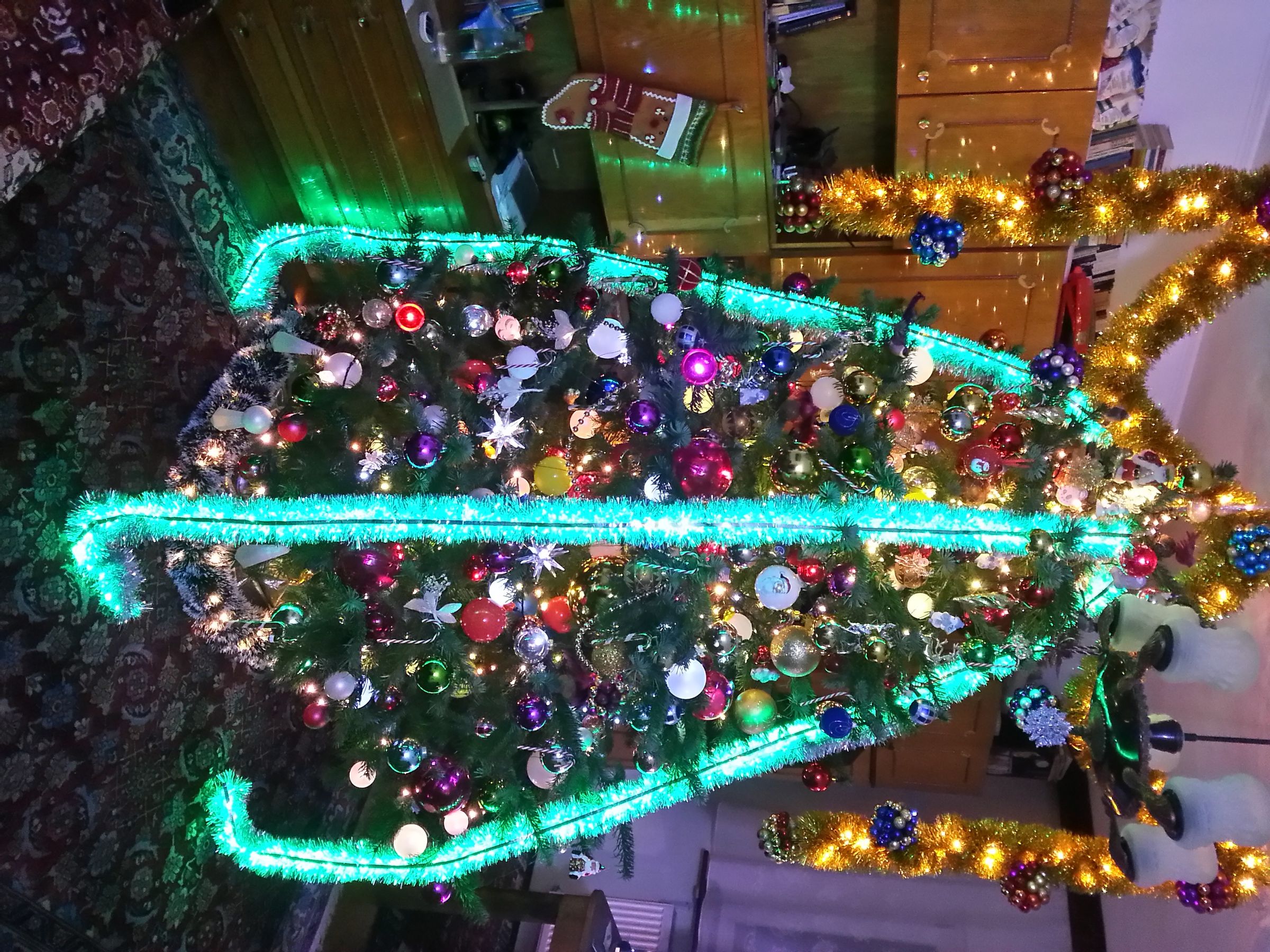 Super Bright Tinsel Led Lights Garland Decoration 3 Steps (with
