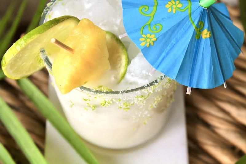 Seasonal Summer Pineapple Coconut Margarita