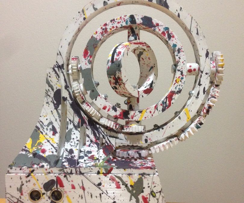 Proximity Activated Kinetic Sculpture