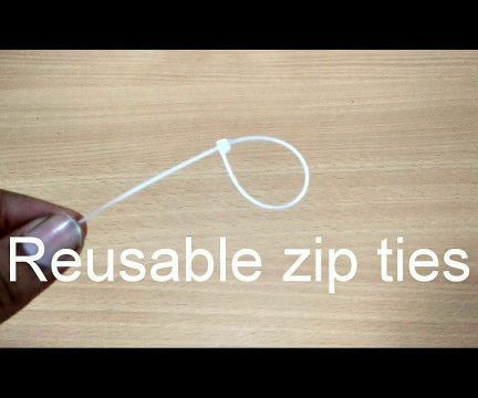 How to Unlock a Zip Tie