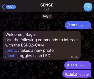 Telegram Uploading Step2: